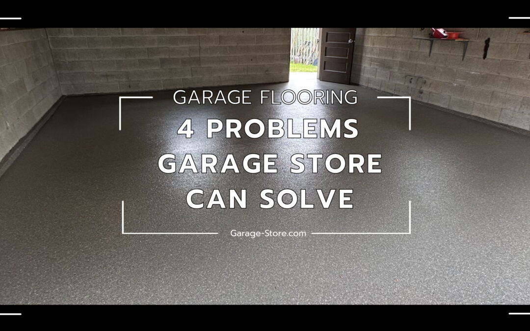 concrete coated garage floor by garage store