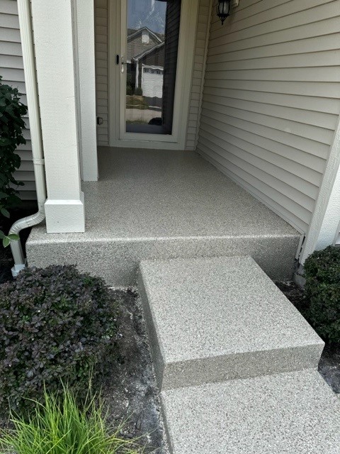 front porch concrete coating by Garage Store