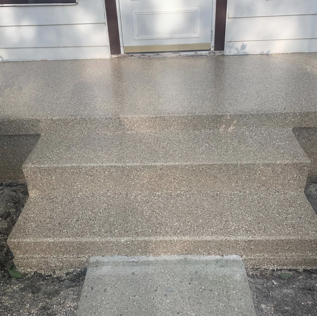 front porch concrete coating by Garage Store