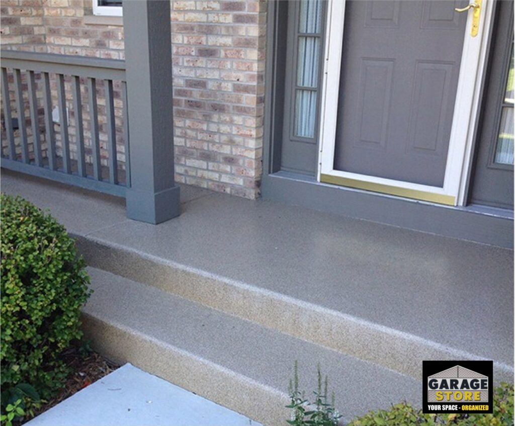 front porch concrete coating by Garage Store